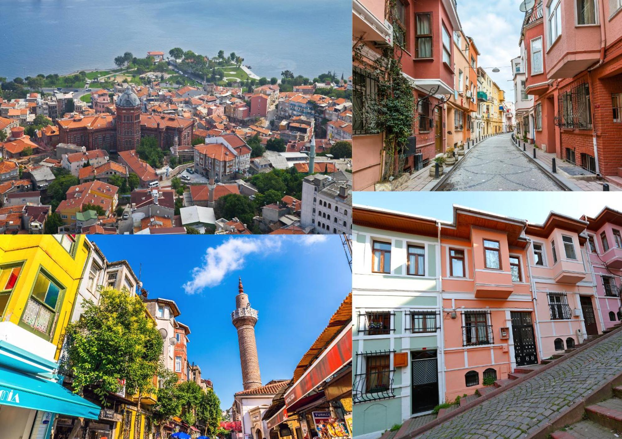 Istanbul Old City Colorful Houses Balat Petrion Hotel Bagian luar foto